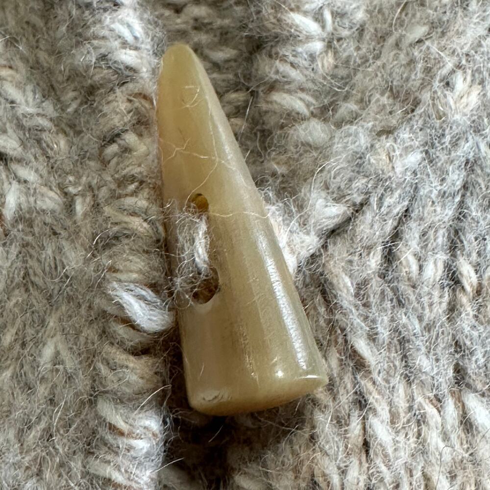 Mira Flores Sz S 100%‎ Alpaca Shawl Collar Toggle Closure Cardigan Sweater Peru - Picture 7 of 9